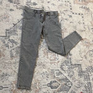 New Freddy Charcoal Denim Jeans size with yellow stitching size small